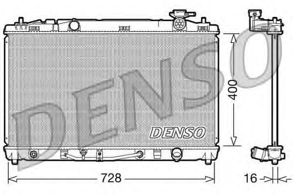 DRM50042 Denso Radiador de esfriamento de motor