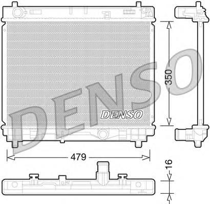 Radiador de esfriamento de motor Nissens 64697 preço, a partir de 221,97 USD