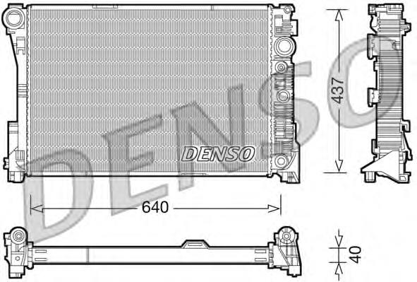 Radiador de esfriamento de motor Mercedes A2045000603 preço, a partir de 228,52 USD