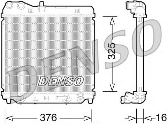 19010PWAG01 Honda Radiador de esfriamento de motor