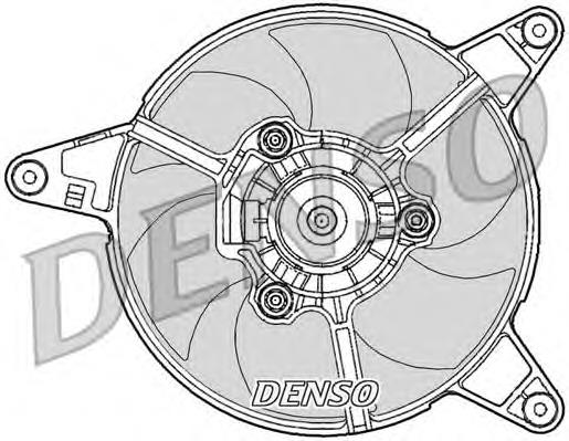 Ventilador elétrico de esfriamento montado (motor + roda de aletas) Fiat Panda I 141A