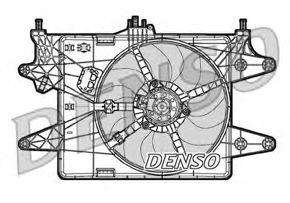 Difusor do radiador de esfriamento, montado com motor e roda de aletas Fiat/Alfa/Lancia 51774951 preço, a partir de 121,03 USD