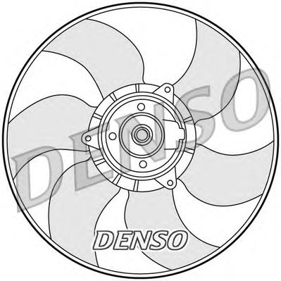 RT7604 AVA Ventilador elétrico de esfriamento montado (motor + roda de aletas)