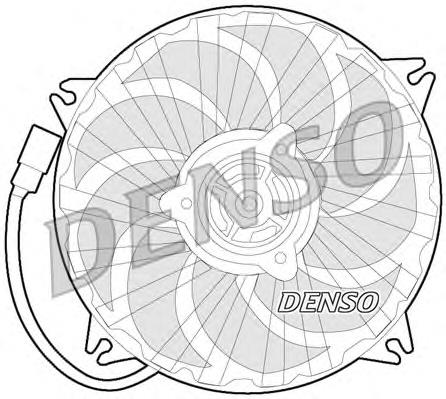Ventilador elétrico de esfriamento montado (motor + roda de aletas) V22011786 Vemo