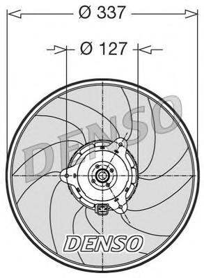 Ventilador elétrico de esfriamento montado (motor + roda de aletas) Magneti Marelli 069422866010 preço, a partir de 72,48 USD