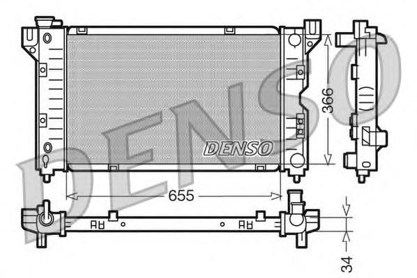 Radiador de esfriamento de motor Chrysler 05191925AA preço, a partir de 108,15 USD