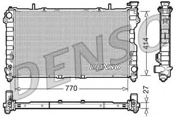 Radiador de esfriamento de motor 4809168AC Chrysler