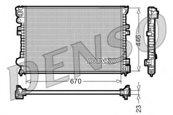 Radiador de esfriamento de motor Peugeot/Citroen 1474401080 preço, a partir de 94,26 USD