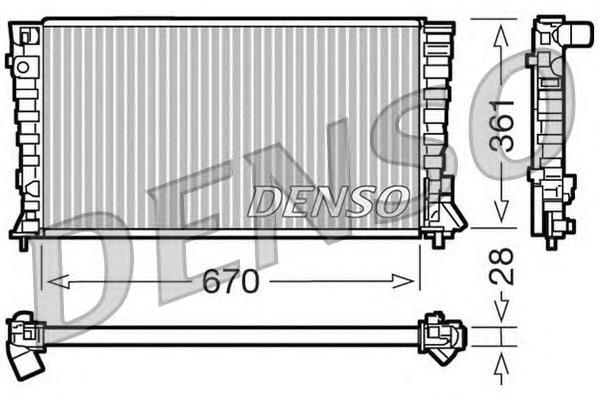 Radiador de esfriamento de motor Peugeot/Citroen 133058 preço, a partir de 78,81 USD