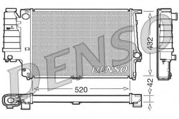 Radiador de esfriamento de motor BMW 17111737757 preço, a partir de 184,73 USD