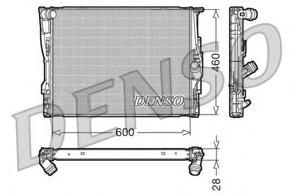 Radiador de esfriamento de motor BMW 17117521046 preço, a partir de 116,54 USD