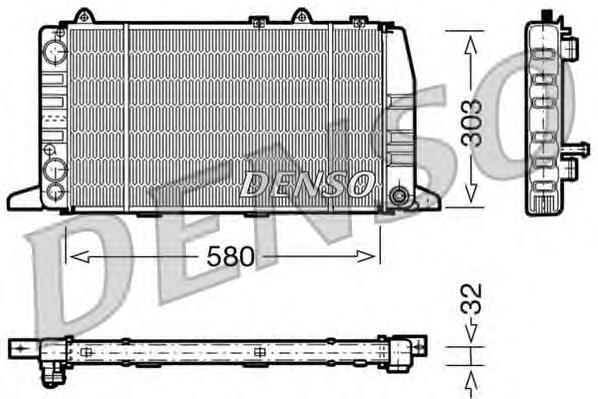BM400 Magneti Marelli Radiador de esfriamento de motor