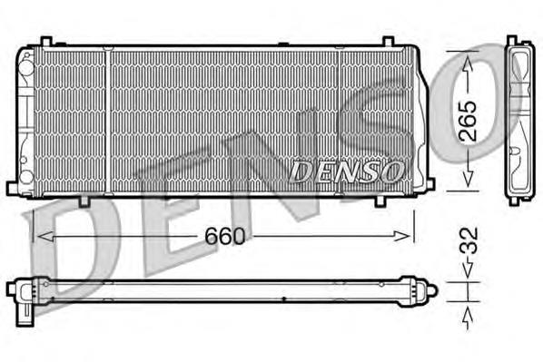 443121251K VAG Radiador de esfriamento de motor