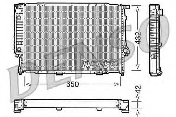 Radiador de esfriamento de motor 17112244543 BMW