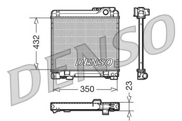 819213 VALEO Radiador de esfriamento de motor
