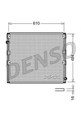 Radiador de aparelho de ar condicionado 8846160010 Toyota