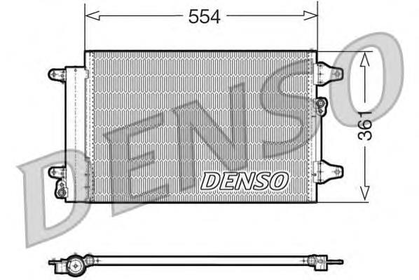 Radiador de aparelho de ar condicionado Ford 1108838