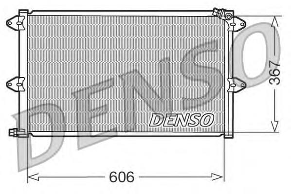 Radiador de aparelho de ar condicionado VAG 6K0820413