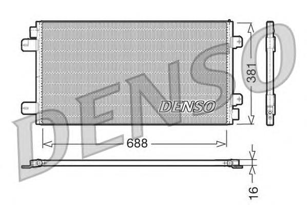 Compre 7701057122 Renault (RVI) Radiador de aparelho de ar condicionado