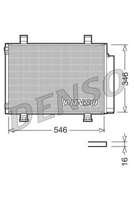 Radiador de aparelho de ar condicionado 9531063J00 Suzuki