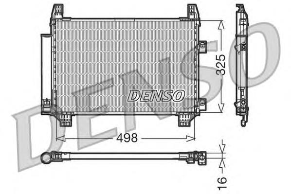 Radiador de aparelho de ar condicionado T526A16 NPS