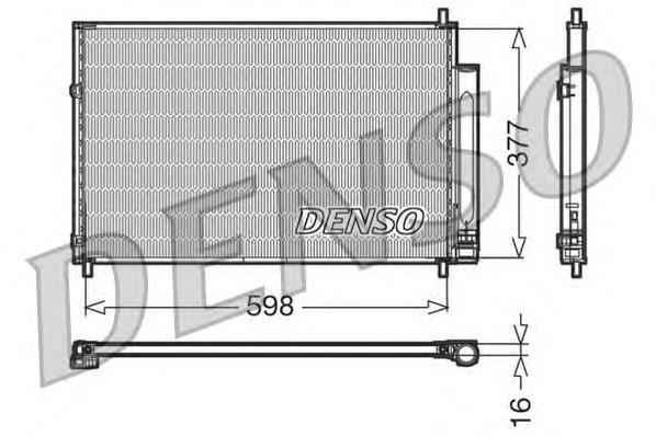 Radiador de aparelho de ar condicionado Toyota 88460AZ002