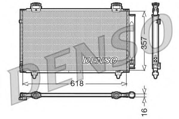 Compre 8845002240 Toyota Radiador de aparelho de ar condicionado