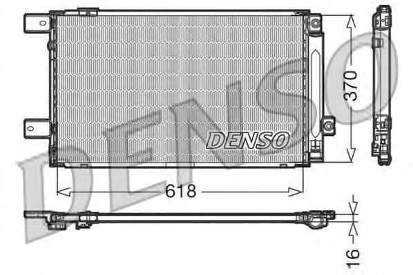 Radiador de aparelho de ar condicionado Toyota 884500F150