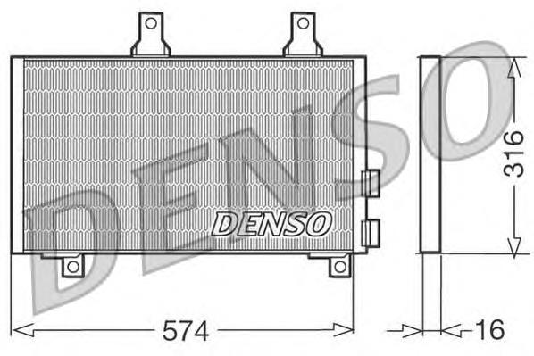 Radiador de aparelho de ar condicionado Fiat/Alfa/Lancia 60630383 preço, a partir de 69,74 USD