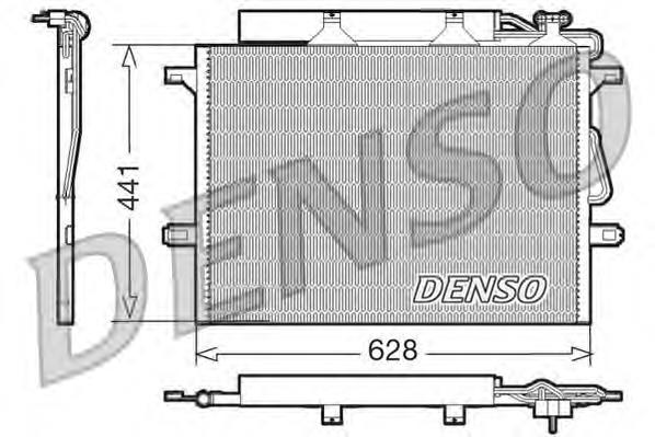 DCN17018 Denso Radiador de aparelho de ar condicionado