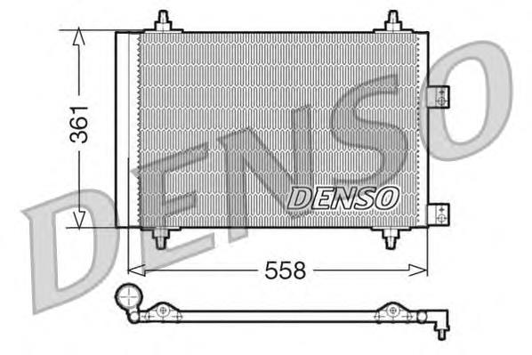 Radiador de aparelho de ar condicionado Maxgear AC849373