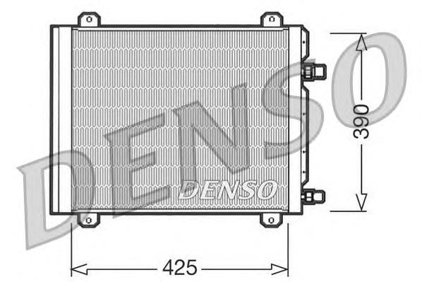 Radiador de aparelho de ar condicionado 7700428315 Renault (RVI)