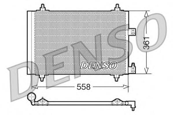 Radiador de aparelho de ar condicionado Peugeot/Citroen 00006455AC preço, a partir de 70,59 USD