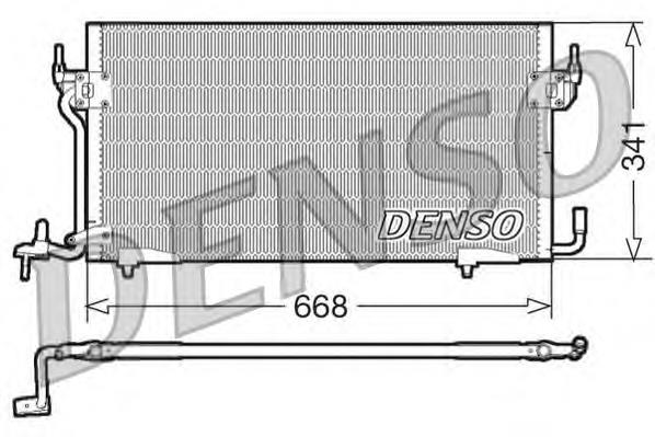 AC342000S Mahle Original Radiador de aparelho de ar condicionado