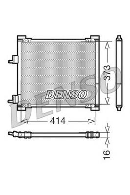 Radiador de aparelho de ar condicionado AC184000S Mahle Original
