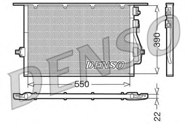 Compre XS7H19710BA Ford Radiador de aparelho de ar condicionado