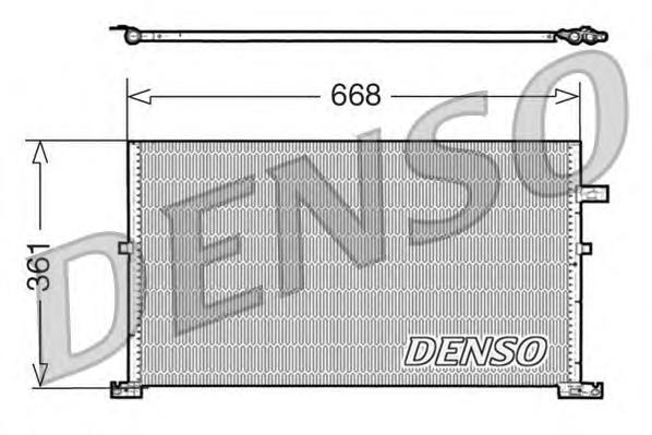 Radiador de aparelho de ar condicionado Ford 2S718C342DB