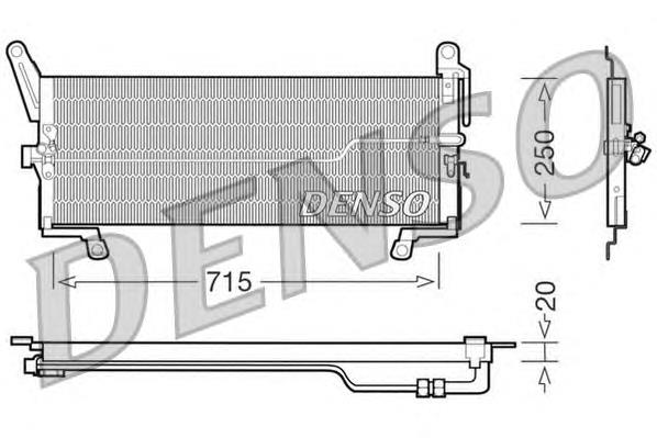 94316 Nissens Radiador de aparelho de ar condicionado