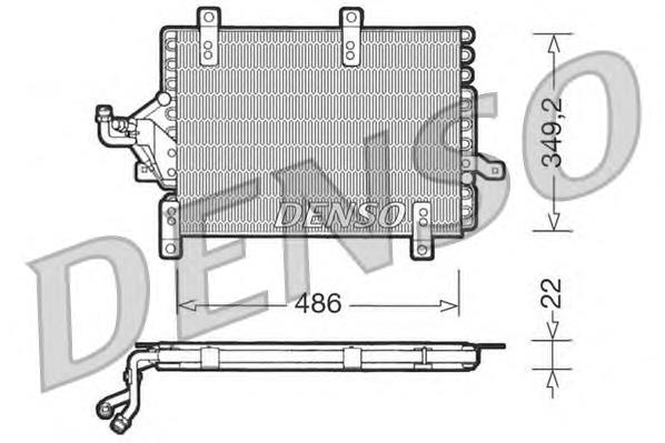 Compre 60630383 Fiat/Alfa/Lancia Radiador de aparelho de ar condicionado