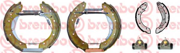 H68062 Brembo Sapatas do freio traseiras de tambor
