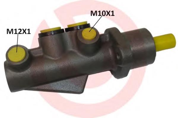 M68013 Brembo Cilindro mestre do freio