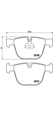 Compre P06026 Brembo Sapatas do freio traseiras de disco