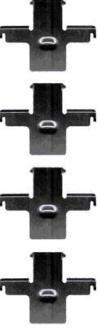 Kit de molas de fixação de sapatas de disco dianteiras 41080C7126 Nissan/Infiniti