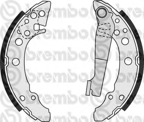 Sapatas do freio traseiras de tambor Brembo S85535 preço, a partir de 33,42 USD