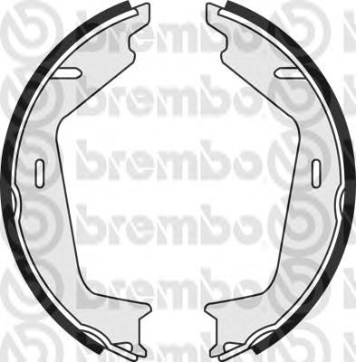 Sapatas do freio de estacionamento Brembo S86511 preço, a partir de 30,65 USD