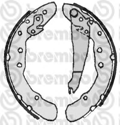 Sapatas do freio traseiras de tambor Brembo S85514 preço, a partir de 35,93 USD
