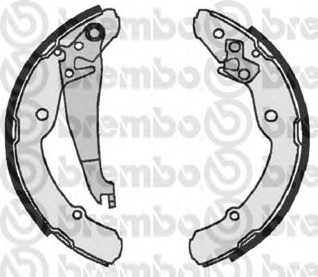 Sapatas do freio traseiras de tambor Brembo S85516 preço, a partir de 30,98 USD