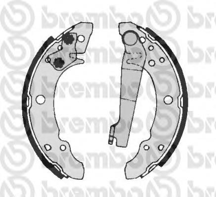Sapatas do freio traseiras de tambor Brembo S85507 preço, a partir de 18,53 USD