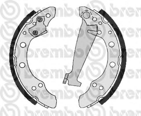 Sapatas do freio traseiras de tambor Brembo S85508 preço, a partir de 27,55 USD