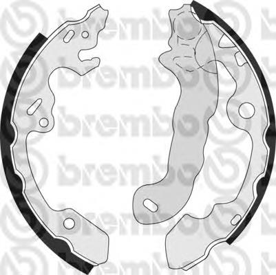 Compre S24531 Brembo Sapatas do freio traseiras de tambor